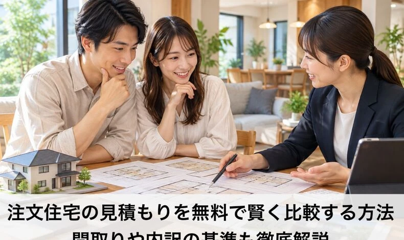 画像4118：注文住宅の見積もりを無料で賢く比較する方法｜間取りや内訳の基準も徹底解説