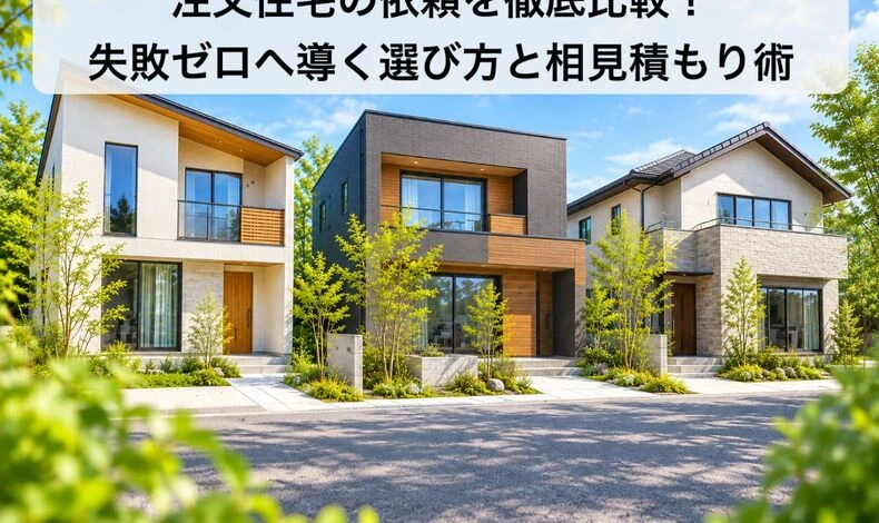 画像4175：注文住宅の依頼を徹底比較！失敗ゼロへ導く選び方と相見積もり術